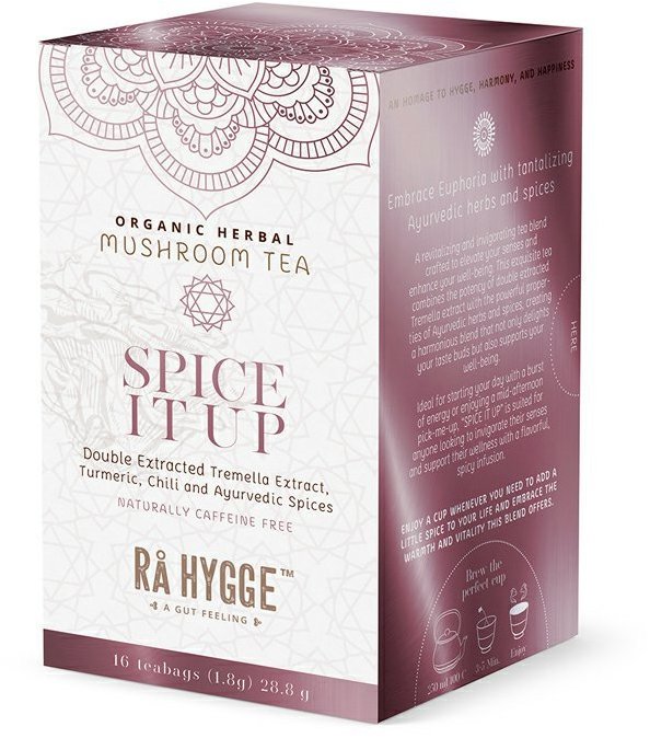 Ra Hygge BIO Spice It Up bylinný čaj s Tremella 16 ks