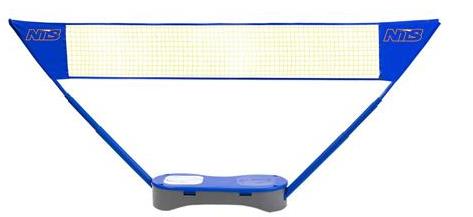 NILS Zostava siete na bedminton, tenis, 2× bedmintonové rakety ZSB, 2 v 1