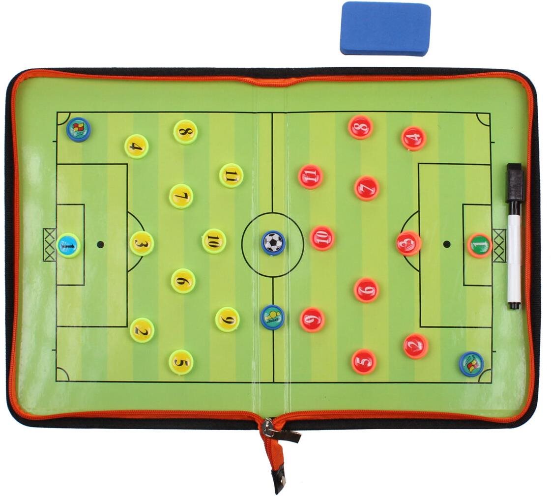 Merco Futbal 58 magnetická trénerská tabuľa, so zipsom
