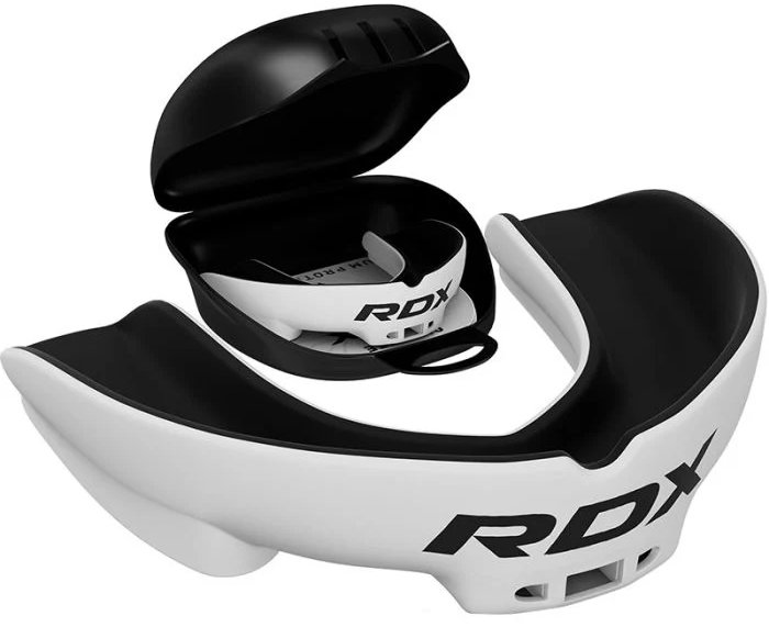 RDX 3w Chránič zubov pre dospelých, bielo-čierny