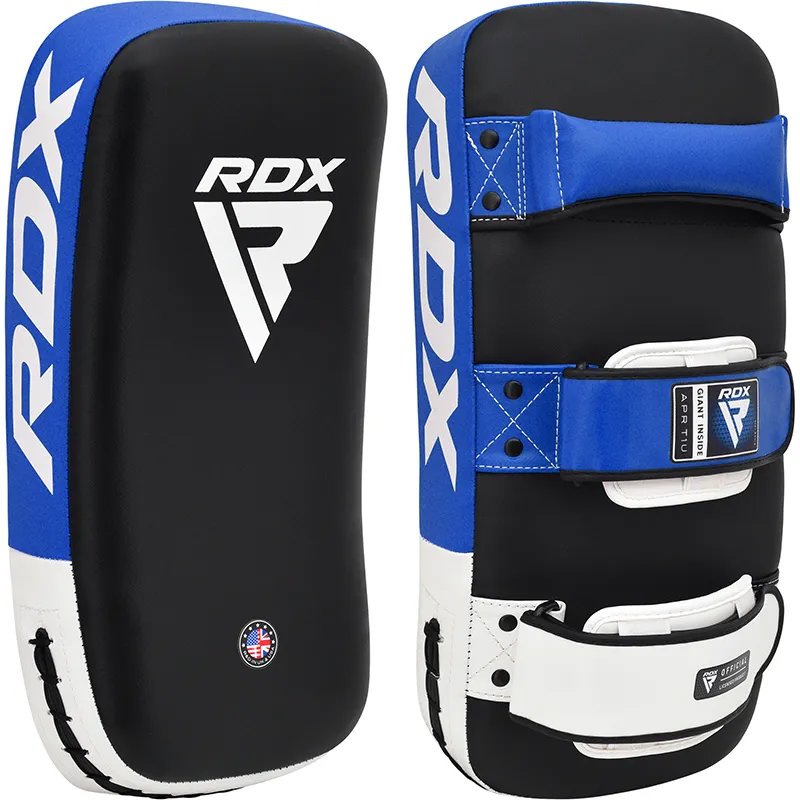 RDX T1 Zakřivená podložka na thajské kopy, modrá