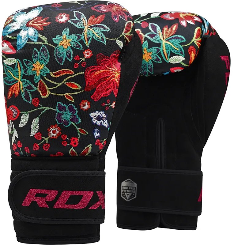RDX FL3 Boxerské rukavice 12 oz, květinové