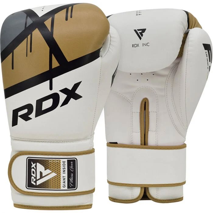 RDX F7 Ego Boxerské rukavice 16 oz, zlaté