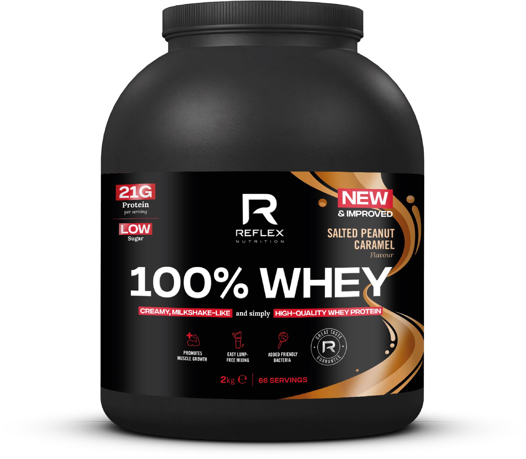 Reflex 100% Whey Protein 2 kg slaný arašidový karamel