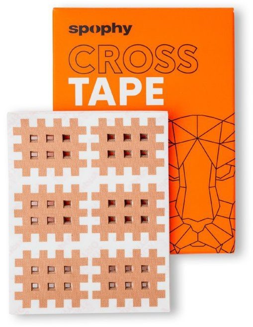 Spophy Cross Tape, 3,6 × 2,8 cm – 120 ks