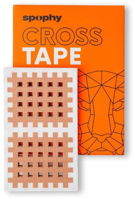 Spophy Cross Tape, 5,2 × 4,4 cm – 40 ks