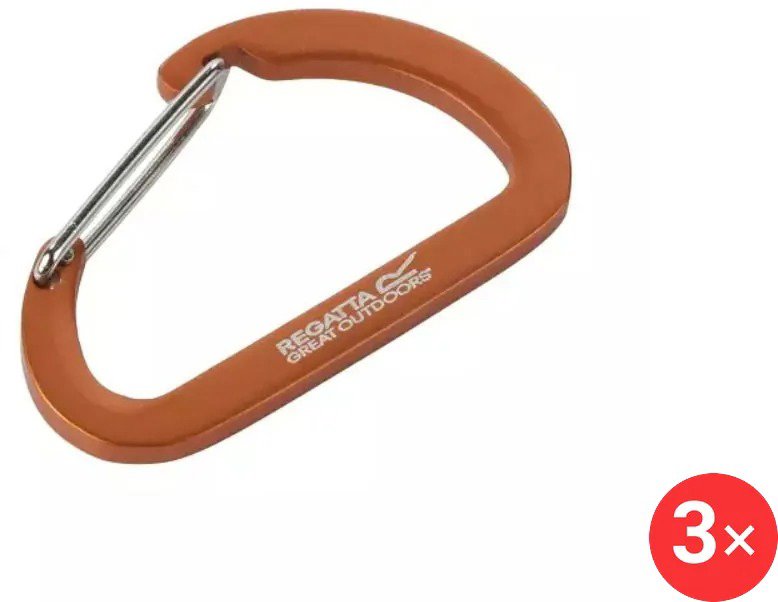 Regatta Large Karabiner Amber Glow 3 ks