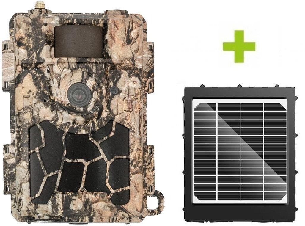 OXE Spider 4G a solárny panel + 32 GB SD karta, statív a 8 ks batérií