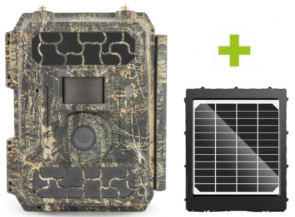 OXE Panther 4G a solárny panel + 32 GB SD karta, 12 ks batérií