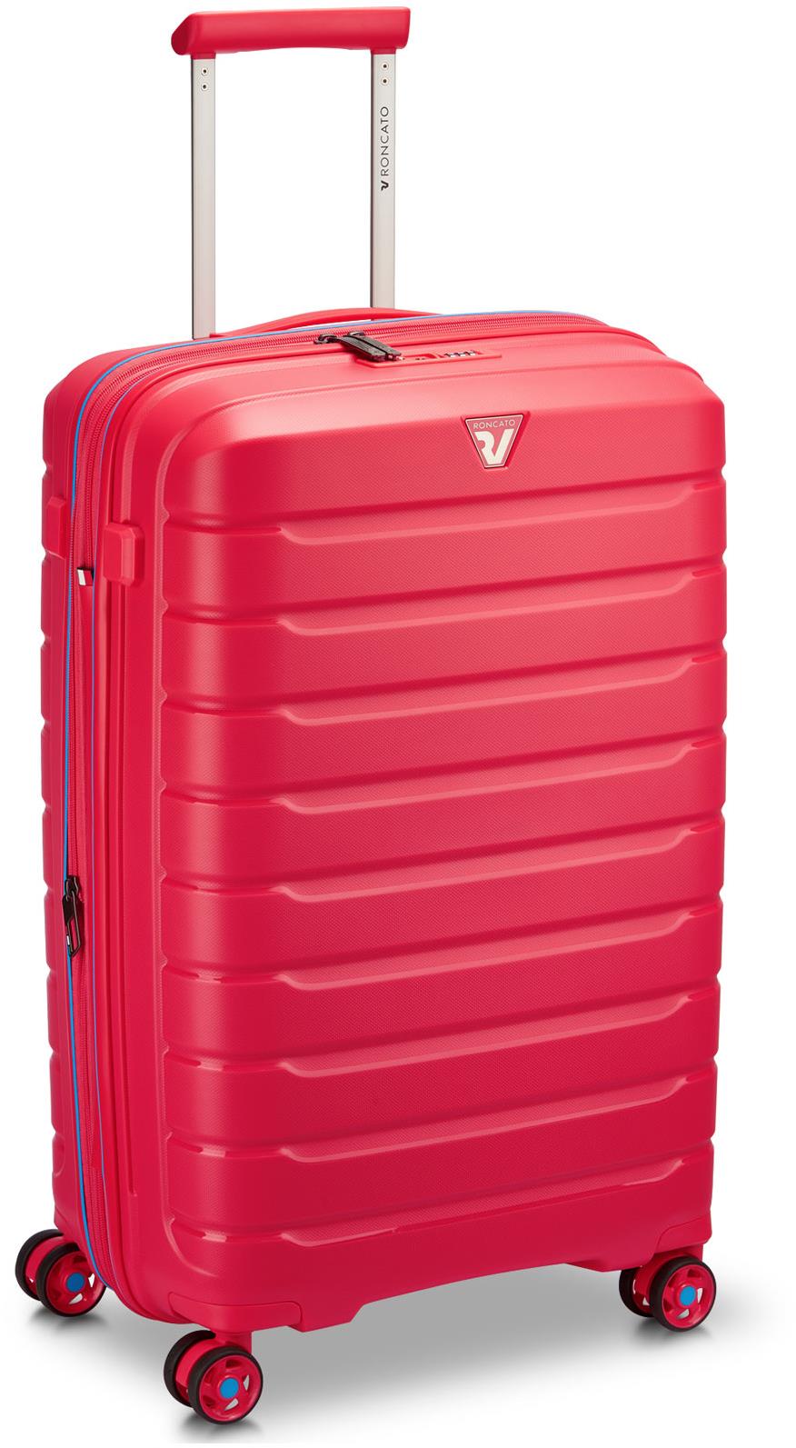 Roncato B-FLYING M spot, červený, 68 × 44 × 26/31 cm