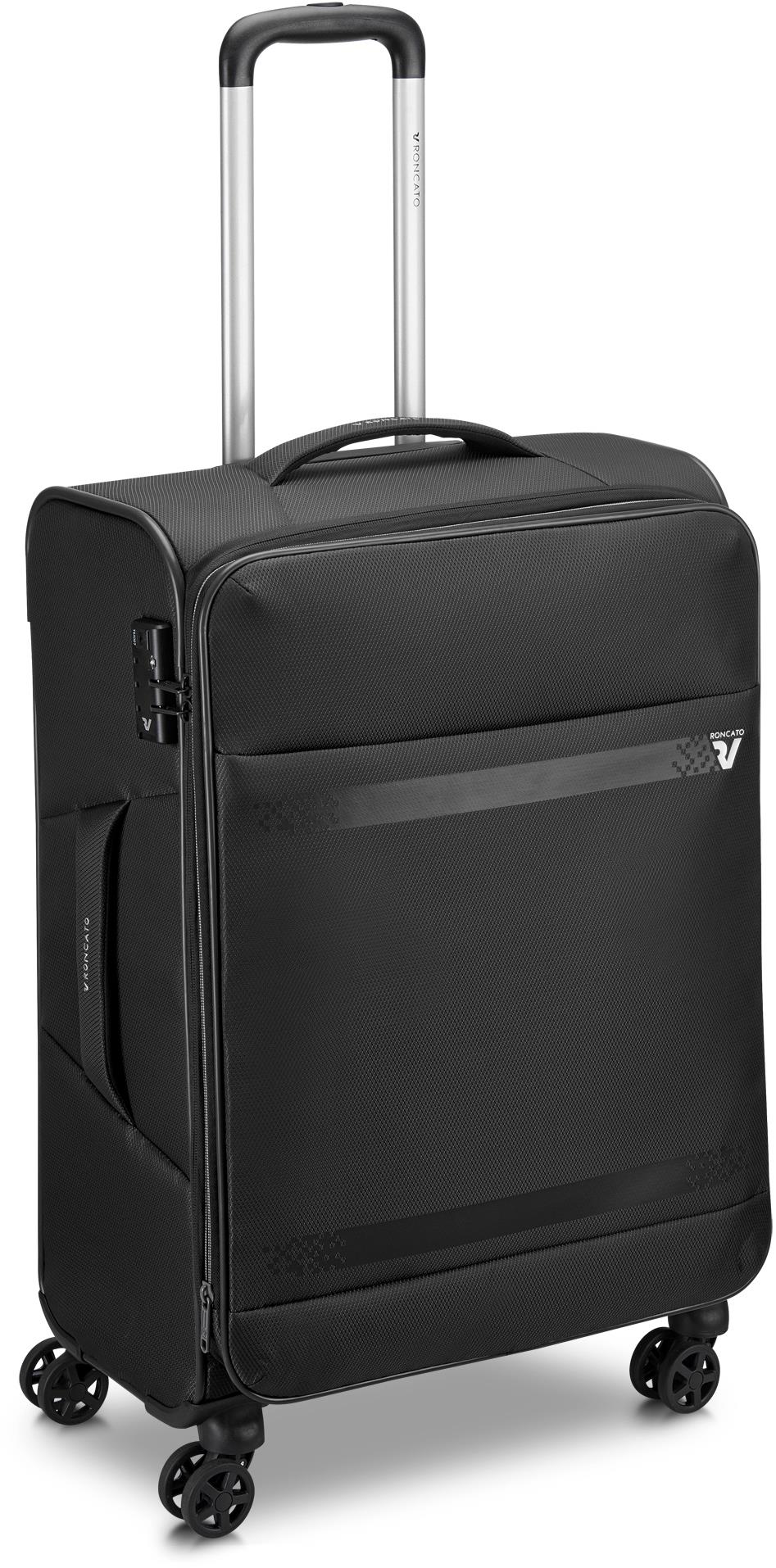Roncato JAZZ 4.0 M, čierny, 65 × 43 × 26 – 30 cm
