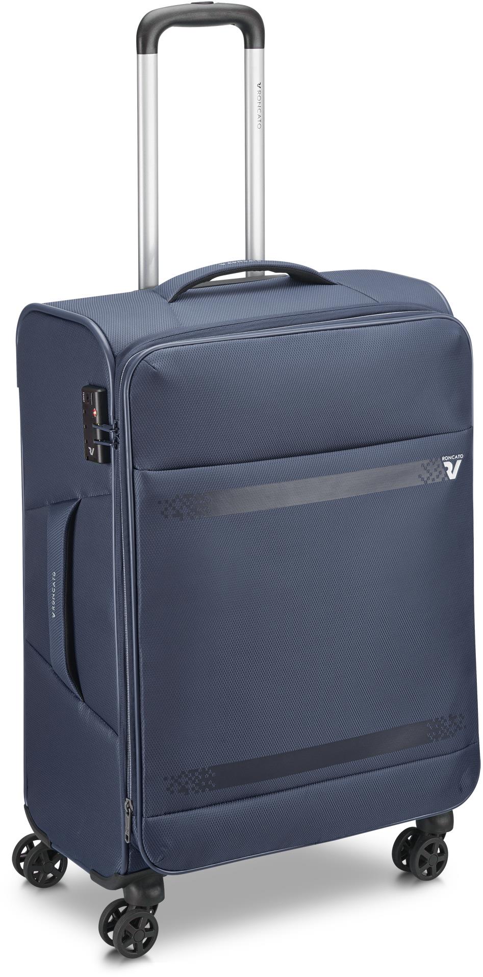 Roncato JAZZ 4.0 M, modrý, 65 × 43 × 26 – 30 cm