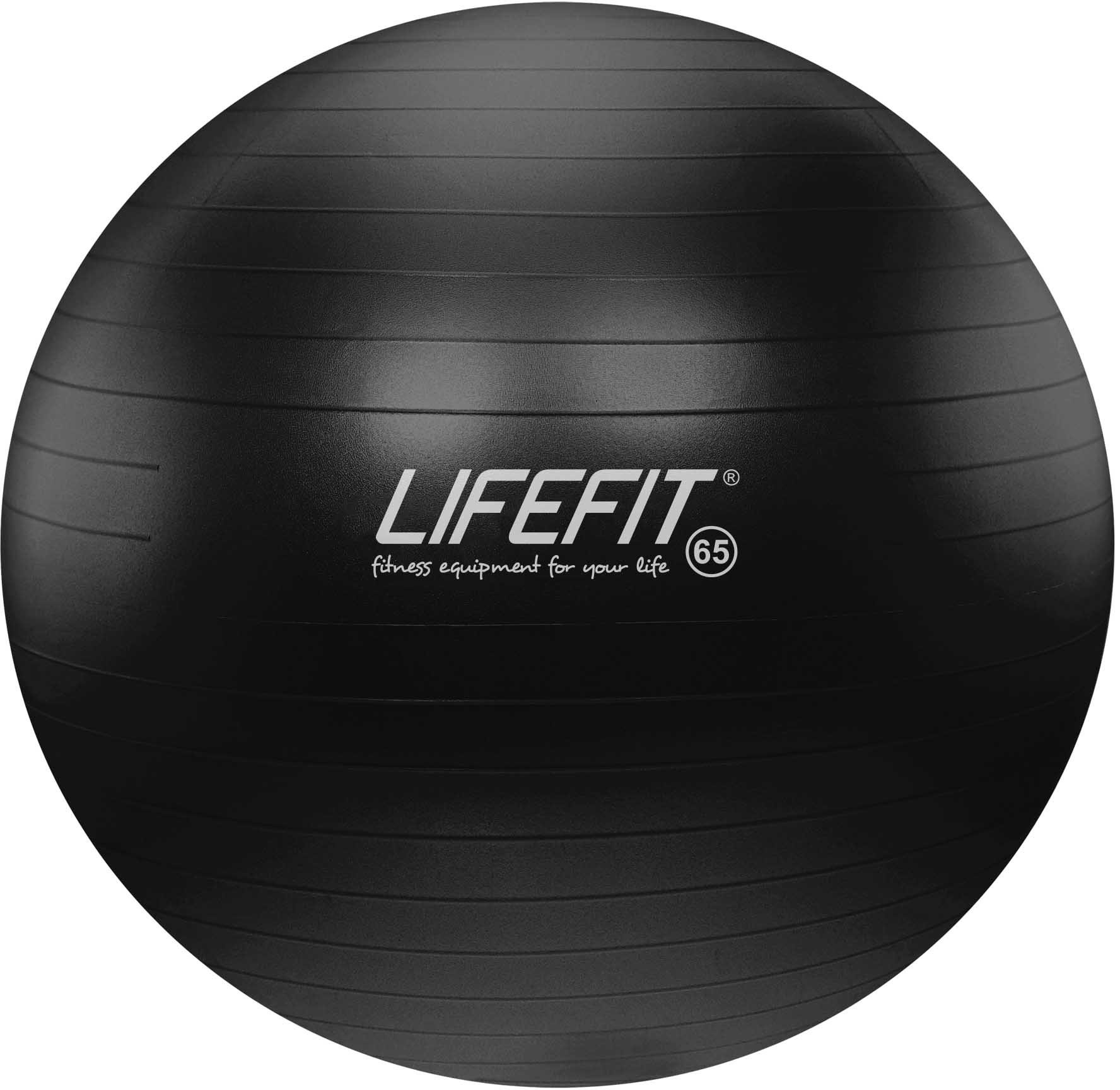 Lifefit anti-burst 65 cm, čierna