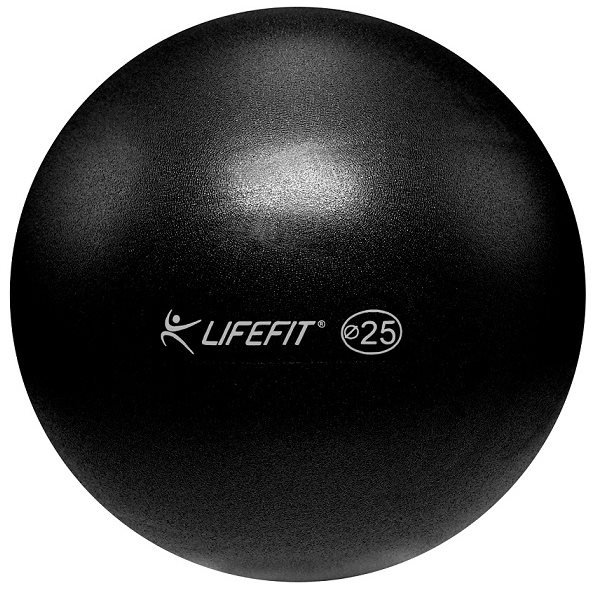 Lifefit overball 25 cm, čierny