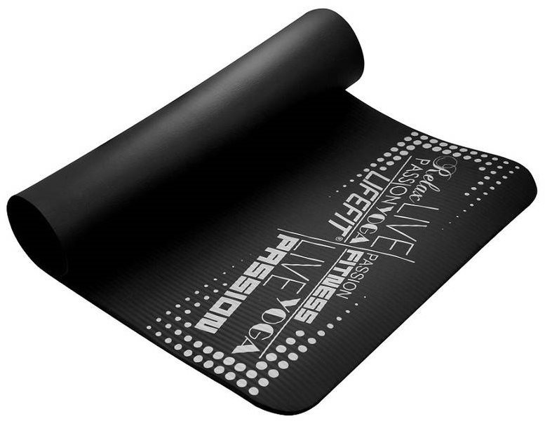 Lifefit Yoga Mat Exkluziv čierna