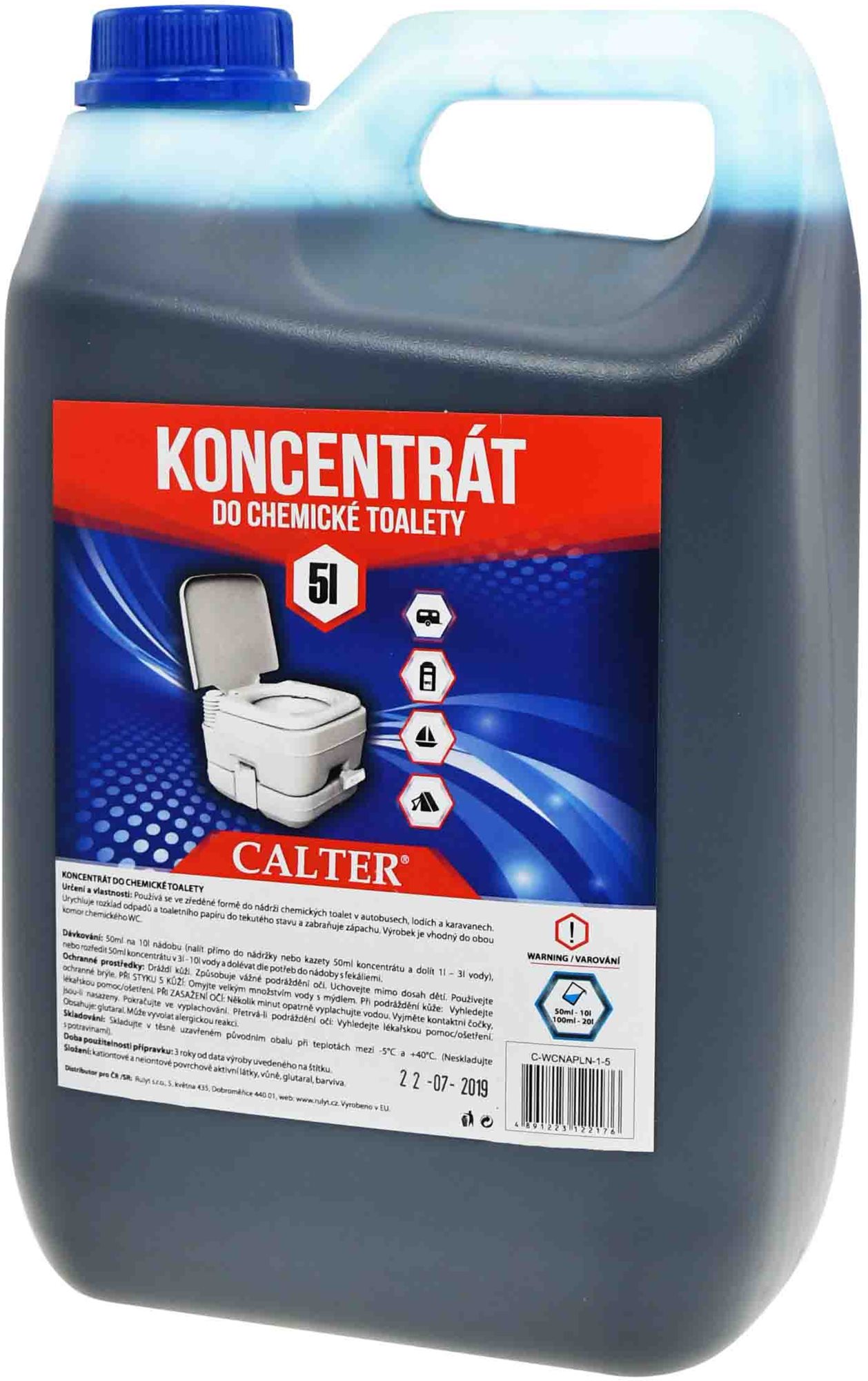 Calter do chemickej toalety – 5 L