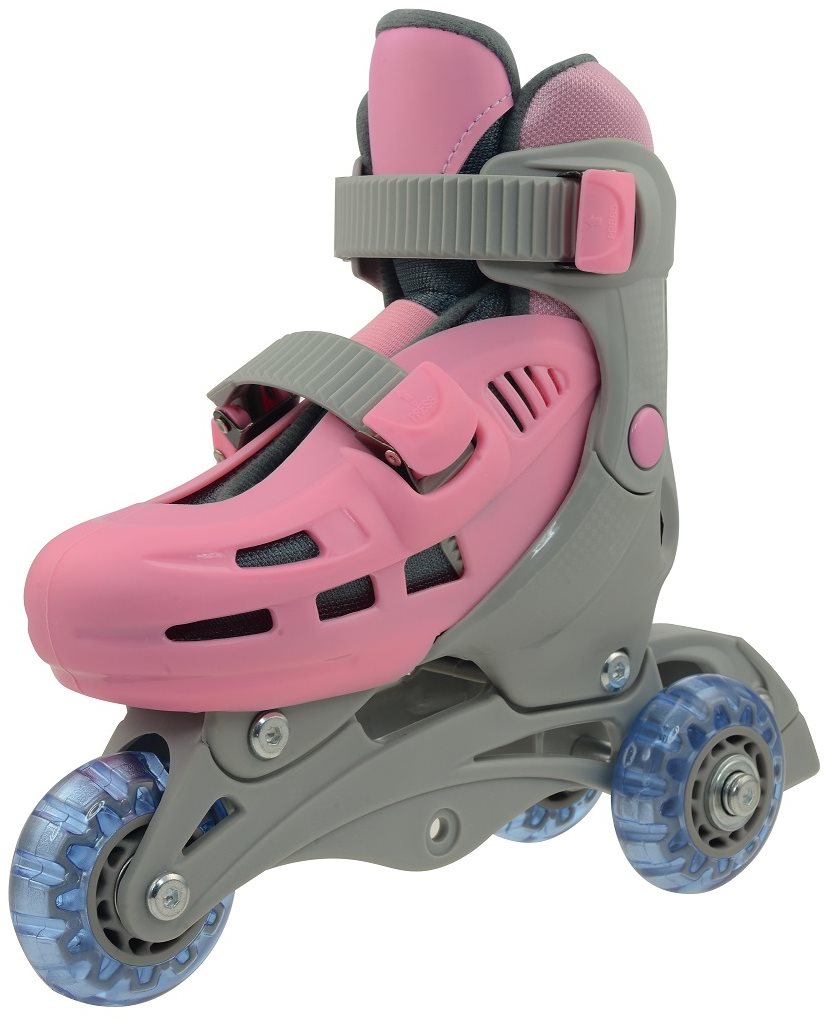 Rulyt Triskate Basic, ružové veľkosť 27 – 30 EU/170 – 190 mm