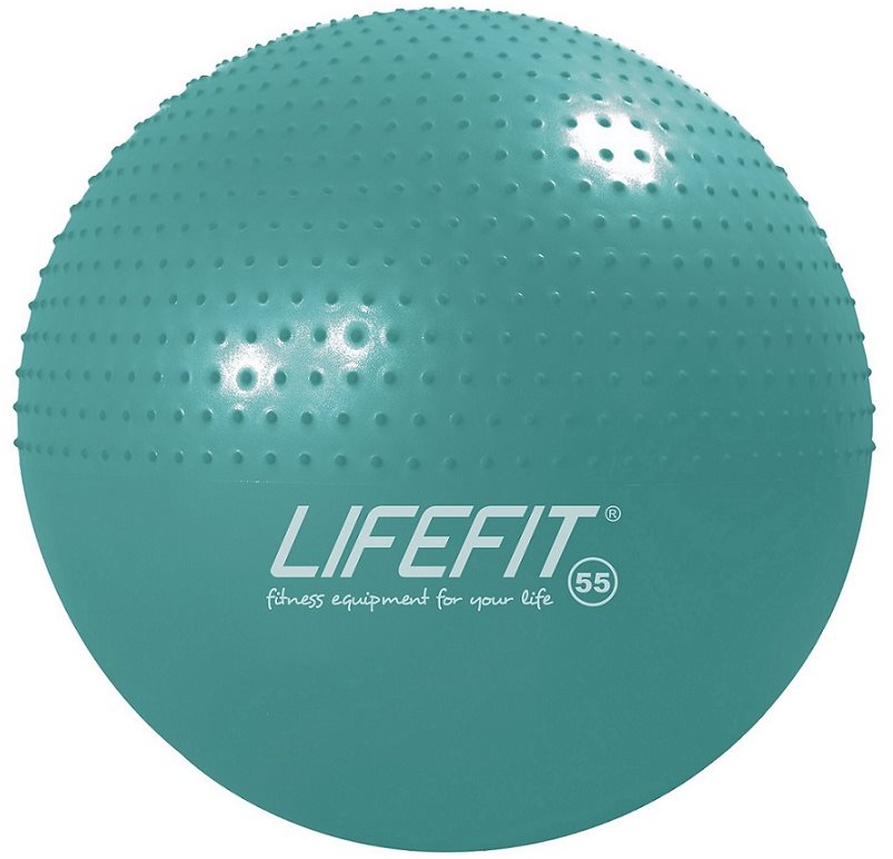 Lifefit Massage ball 55 cm, tyrkysová