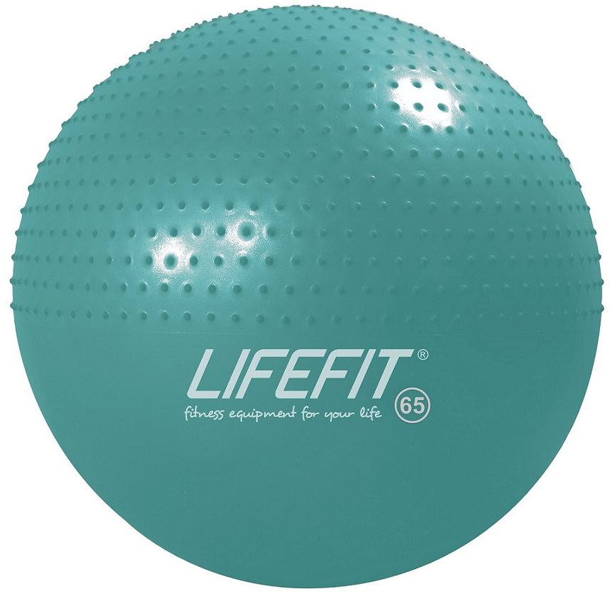 Lifefit Massage ball 65 cm, tyrkysová