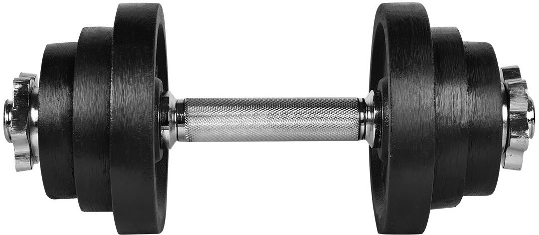 Rulyt Jednoručná činka 12 kg, 30 mm tyč/6× kotúč