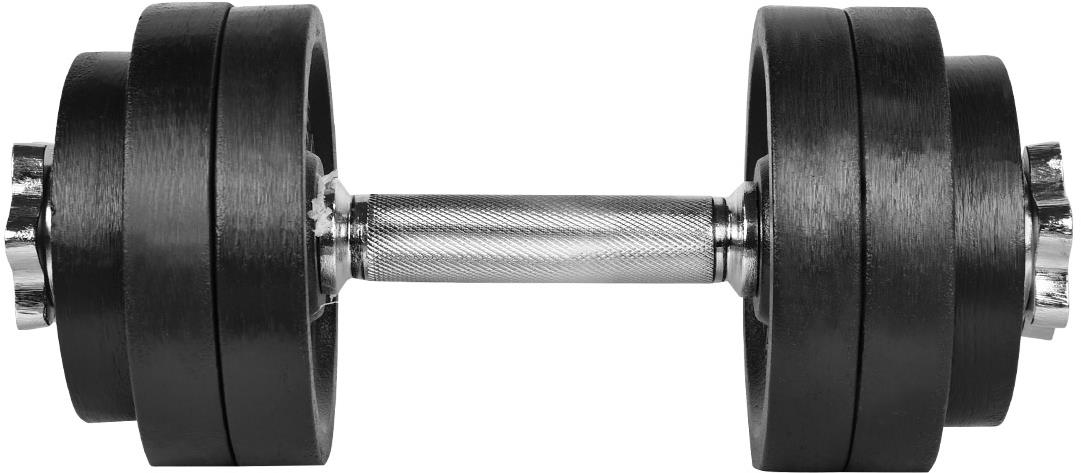 Rulyt Jednoručná činka 15 kg, 30 mm tyč/6× kotúč