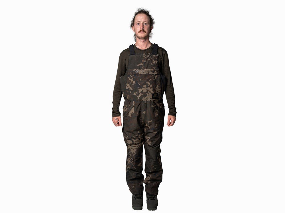 Nash Nohavice Zero Tolerancia Helluva Waterproof Bib and Brace Camo XXXL