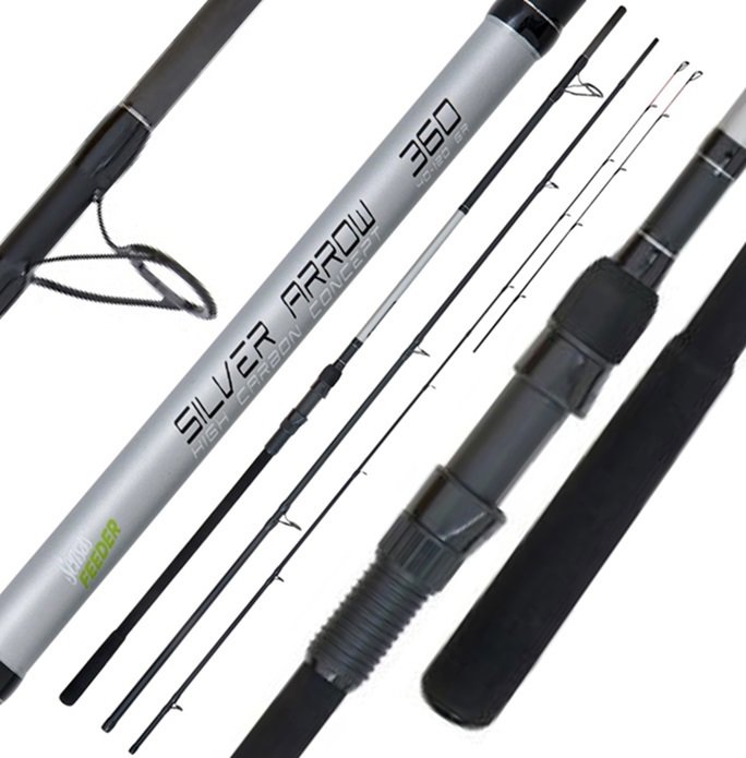 Sensas Prút Silver Arrow Feeder 3,6 m, H 40 – 120 g