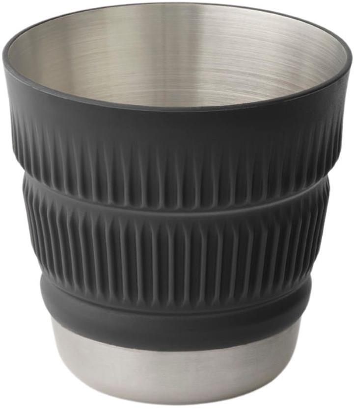Sea to Summit Detour stainless steel collapsible mug, čierny