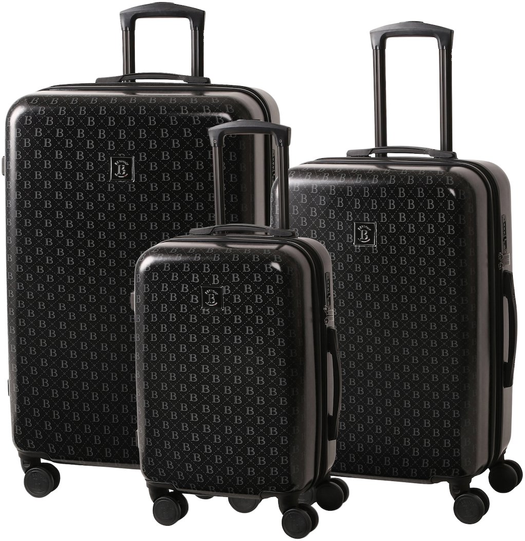 BERTOO Torino Cestovní kufr black/black set 3v1