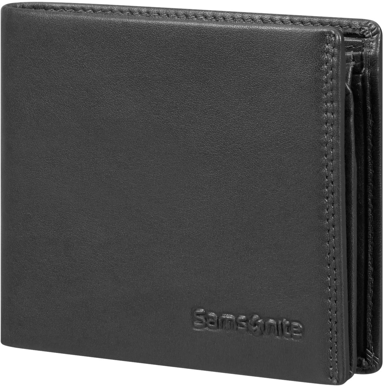 Samsonite Attack 2 SLG 046, kožená, ležatého formátu čierna