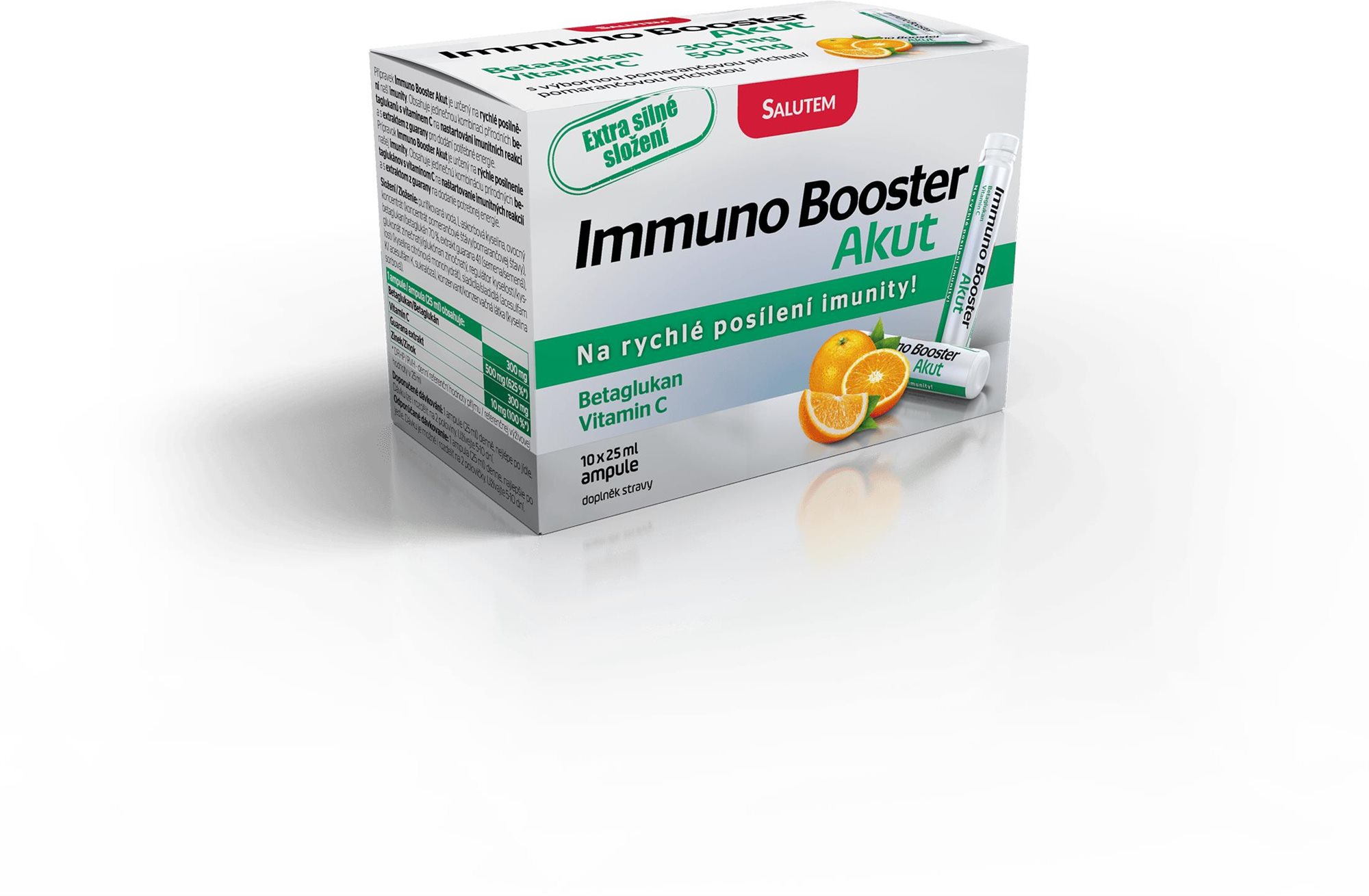 Salutem Immuno Booster Akut 10 ampuliek, pomaranč