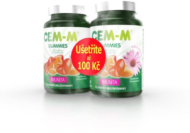 Salutem CEM-M gummies Imunita 60 + 60 tabliet