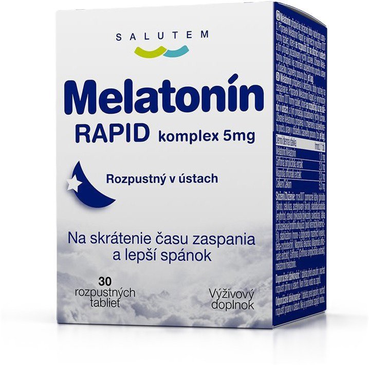 Salutem Melatonín Rapid komplex 5 mg 30 tabliet