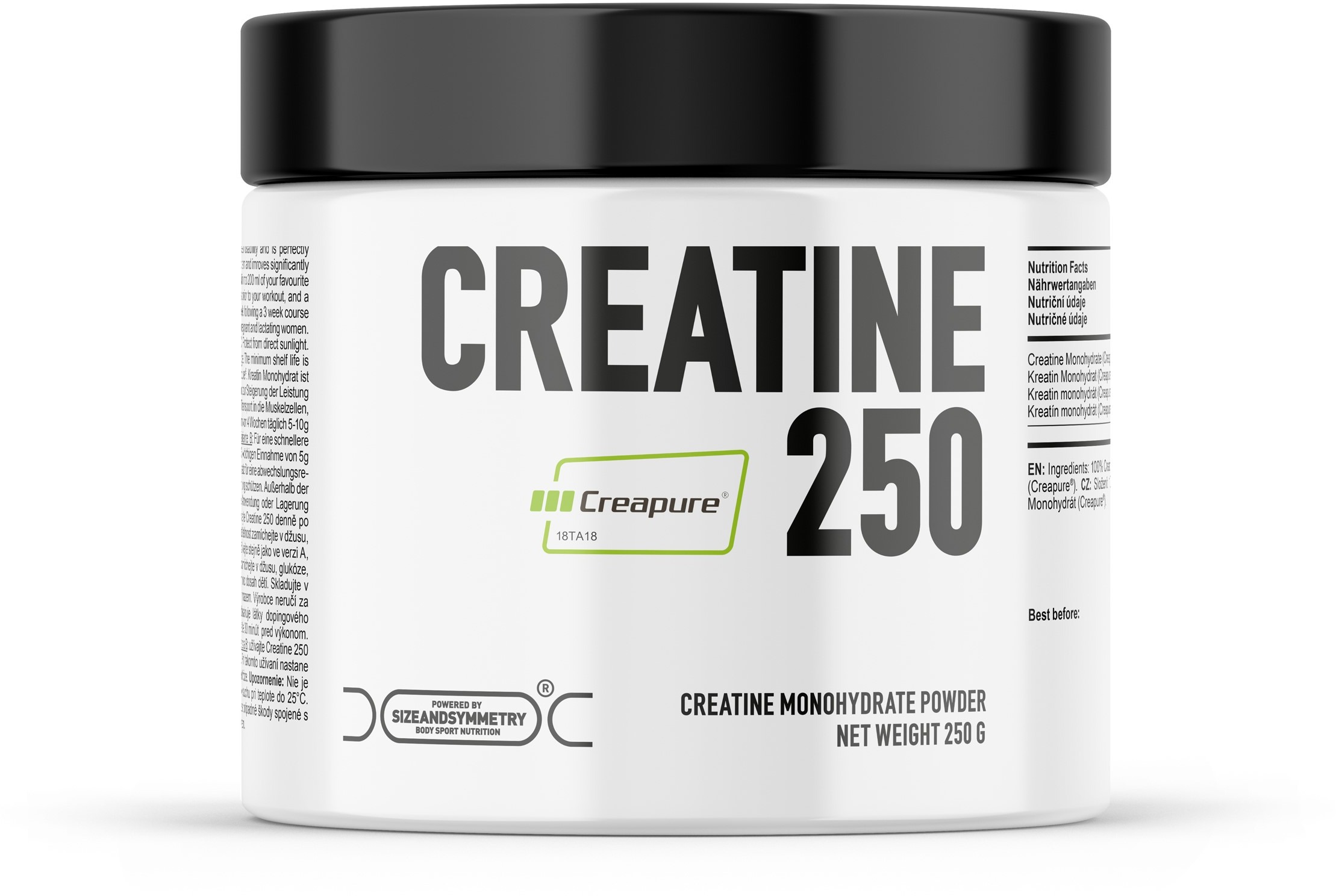 Sizeandsymmetry Creatine Creapure 250 g