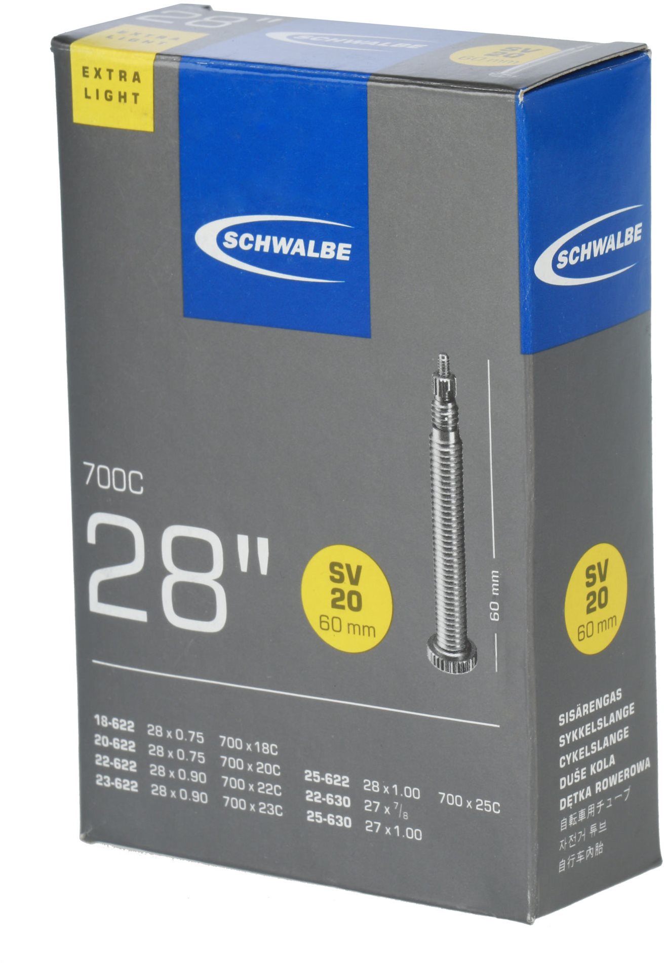 Schwalbe SV 20 60 mm ventilček extraľahká