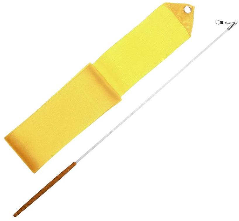 EFFEA Gymnastická stuha + tyčka – žltá