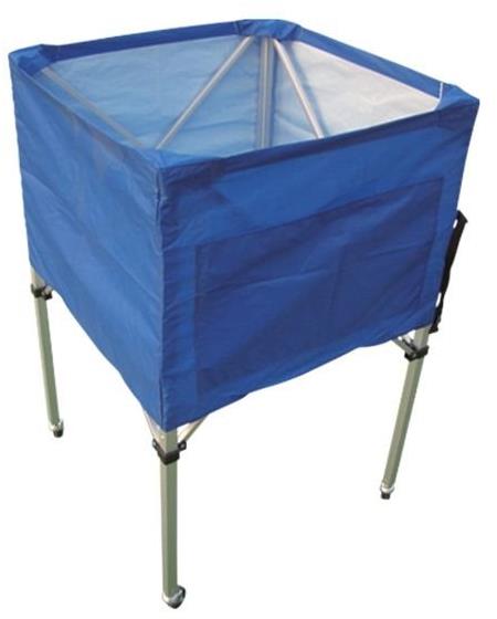 SEDCO Skladací vozík na lopty BC01 65 × 65 × 100 cm modrý