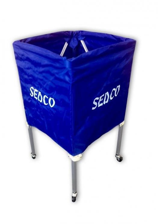 Sedco Vozík na lopty skladací, modrý