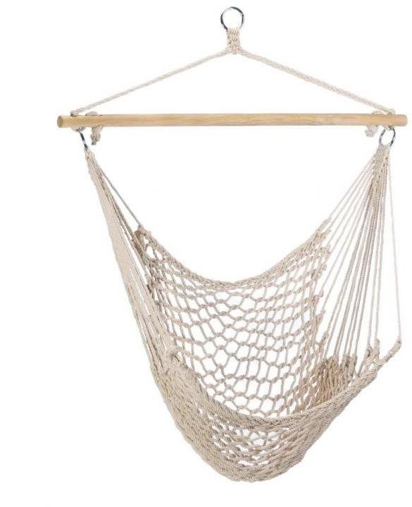 Hojdacie závesné kreslo Sedco sieť 100 × 120 cm – bavlna