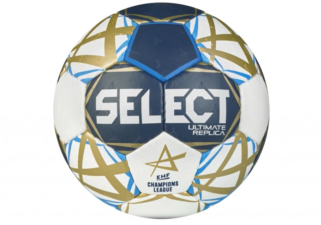 Select HB Ultimate Replica EHF CL 25/26 bielo-zlatá veľ. 3
