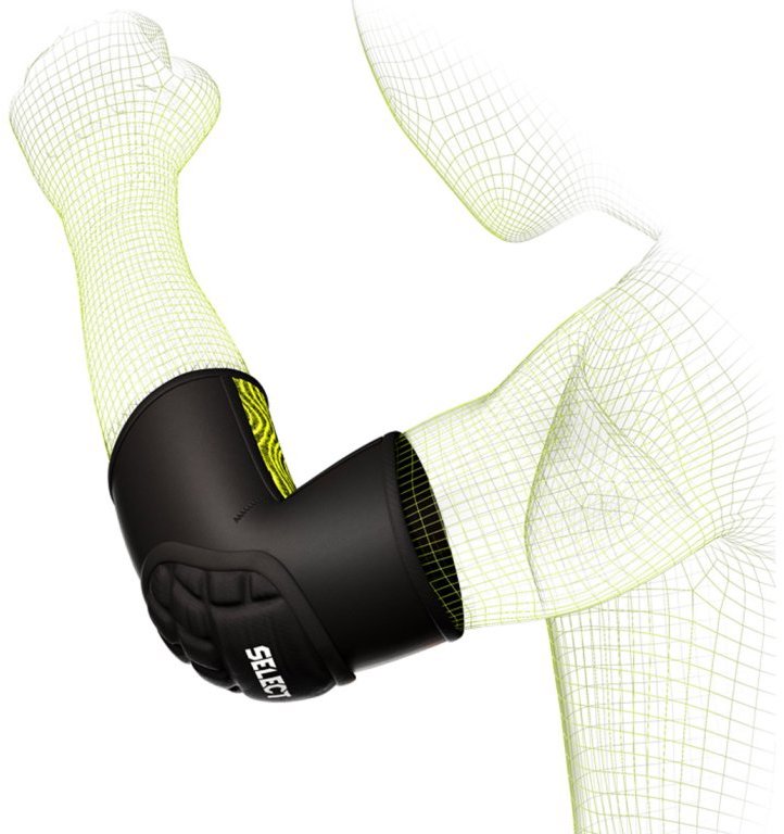 Select Elbow Protection čierno-zelené veľ. L