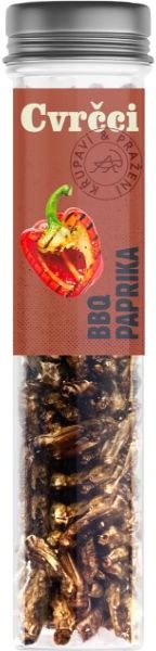 SENS Chrumkavé & praženie cvrčky 20 g – BBQ Paprika