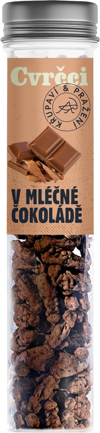SENS Cvrčky v čokoláde 30 g – Mliečna čokoláda