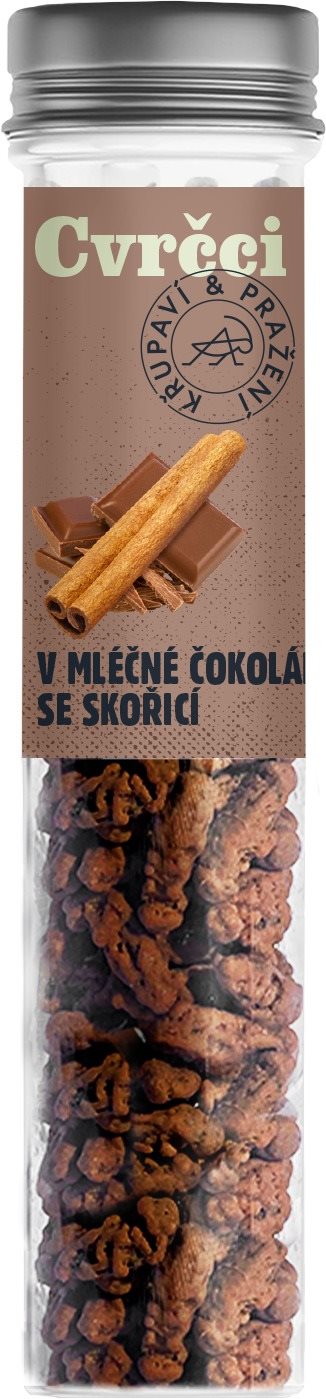 SENS Svrčky v čokoláde 30 g – Mliečna čokoláda so škoricou