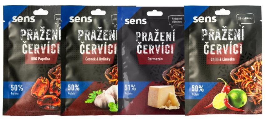 SENS Ochutnávkový balíček červíkov 4 ks