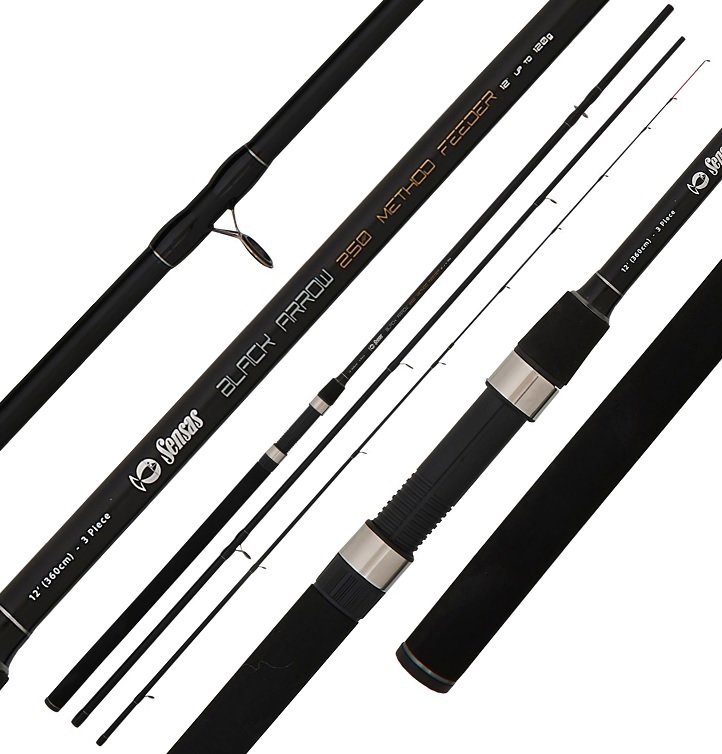 Sensas Black Arrow Method Feeder 250 3,6 m, 120 g