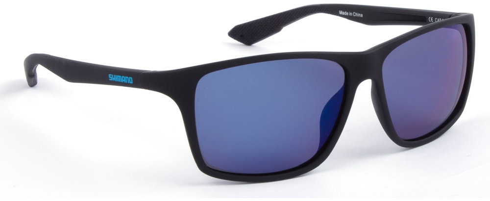 Shimano Technium matte black, blue mirror