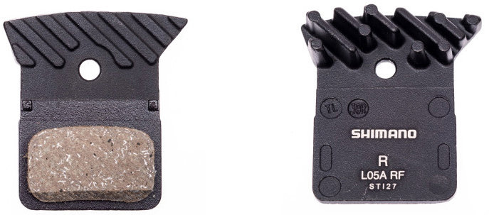 Shimano L05A-RF polymér+chladič Flat mount 1 pár