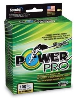 Shimano Šnúra PowerPro Braided Line Hi – Vis Yellow 135 m 0,10 mm 5 kg