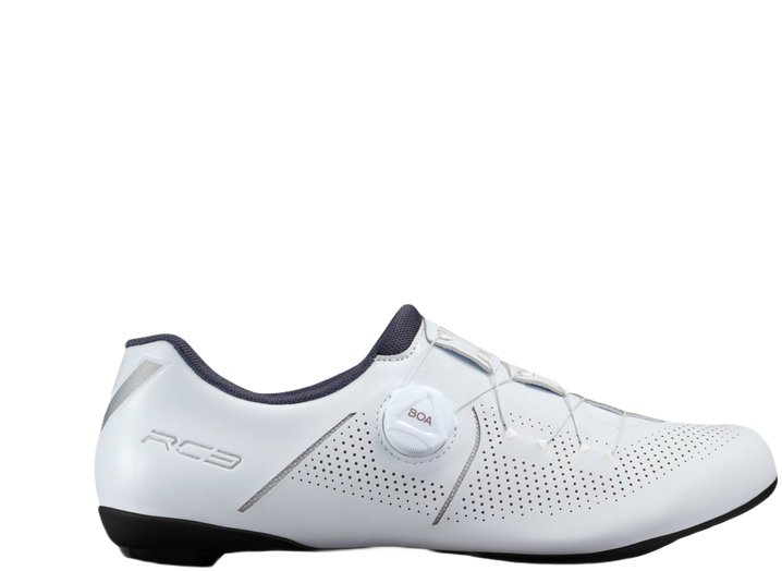 SHIMANO Cestná obuv SH-RC302, pánska, biela, 47, širšia